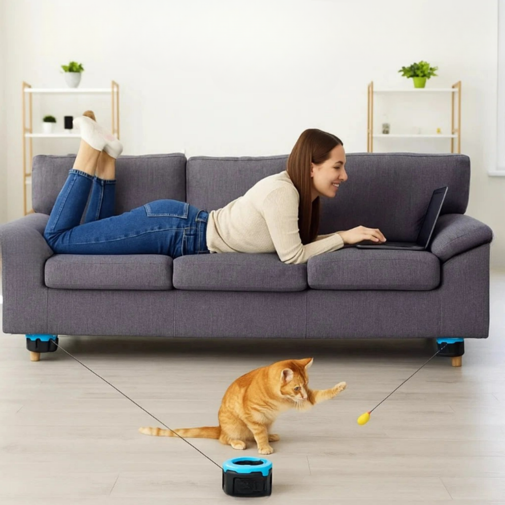 Huntro - Juguete para gatos Interactivo Automático Recargable