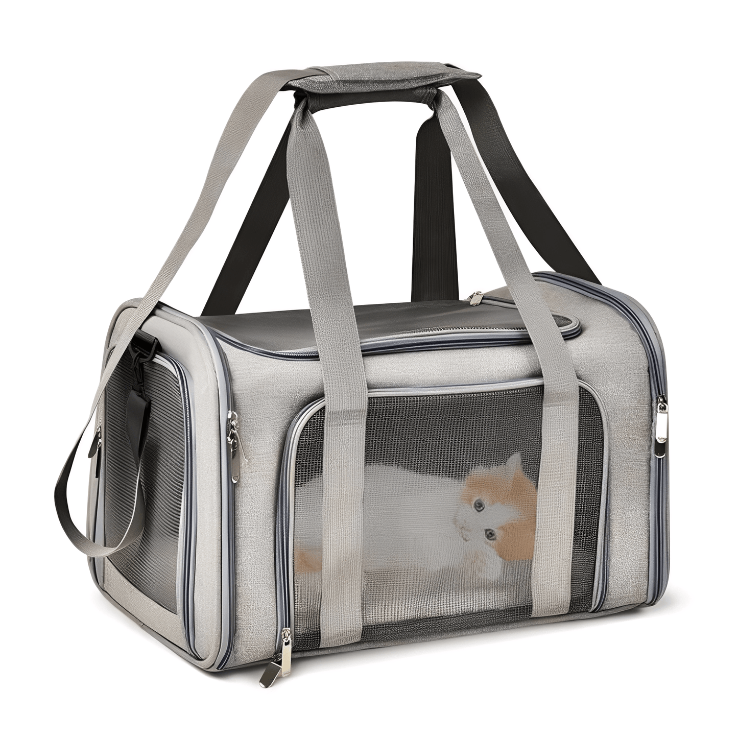 carrypaws - uitbreidbare rolkoffer draagtas - mivero