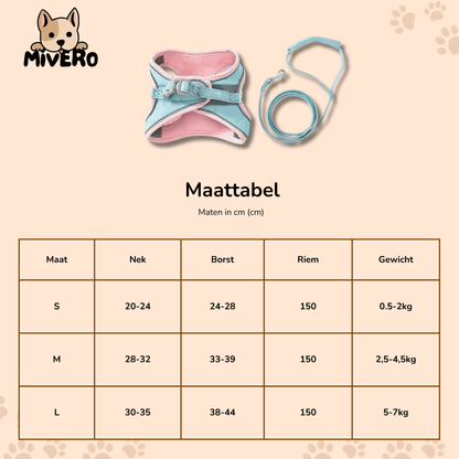 Catventure - Verstelbaar Veiligheidstuigje Kat - Mivero