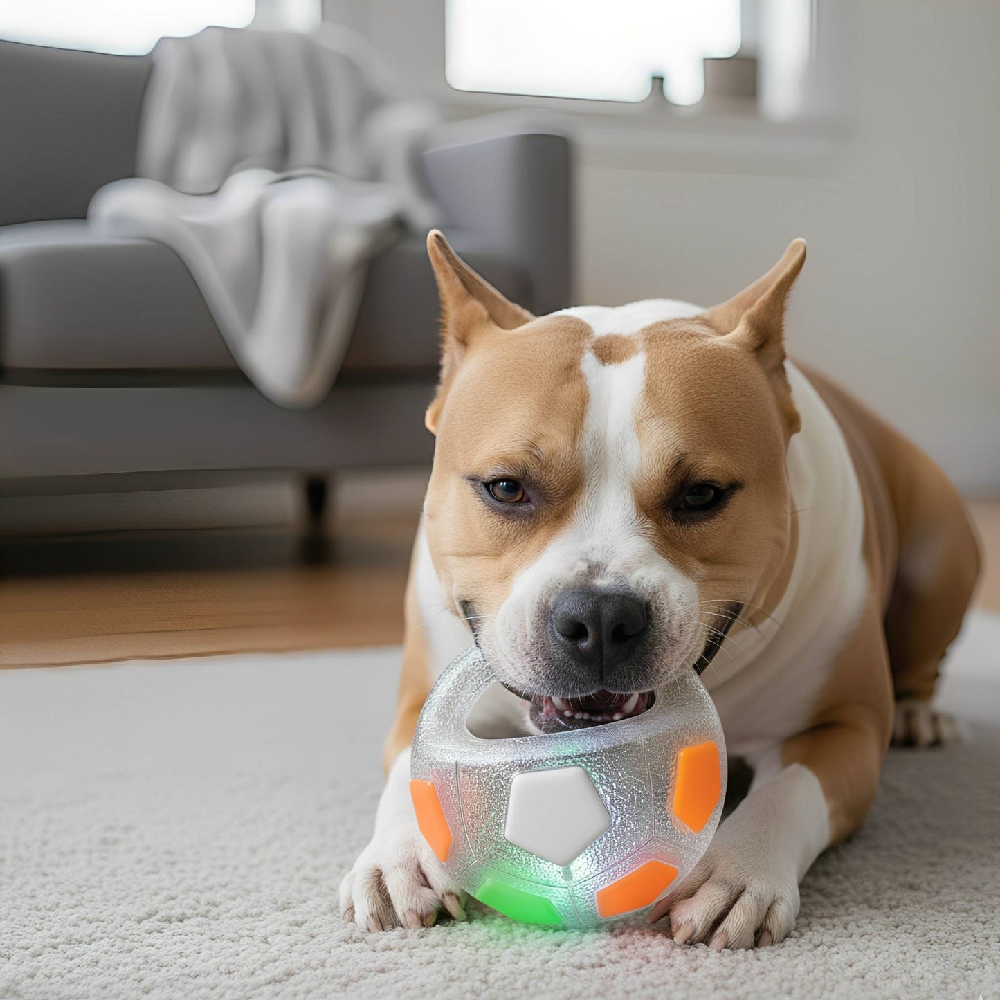 chewmate - honden speelbal anti stress met pieper - mivero