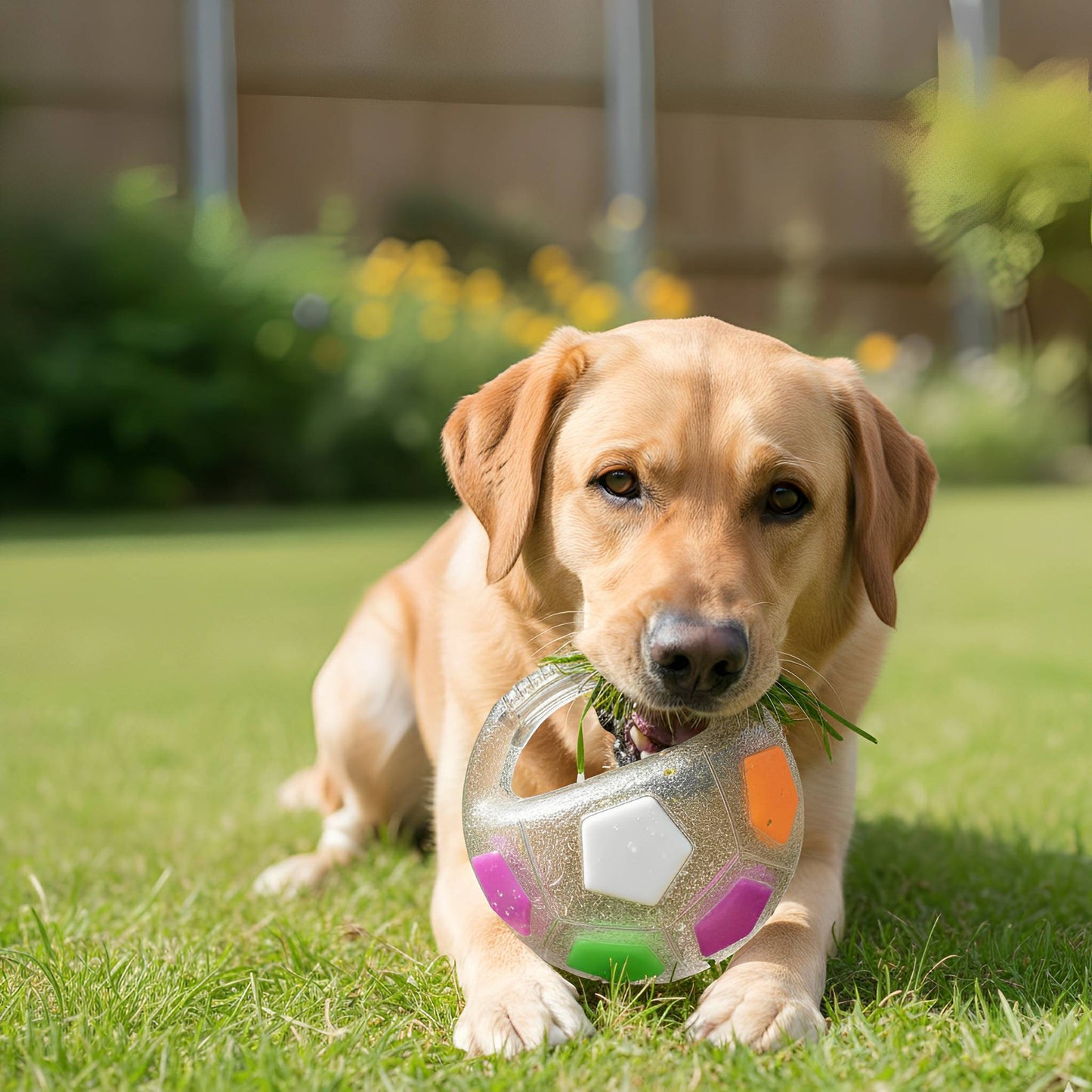 chewmate - honden speelbal anti stress met pieper - mivero