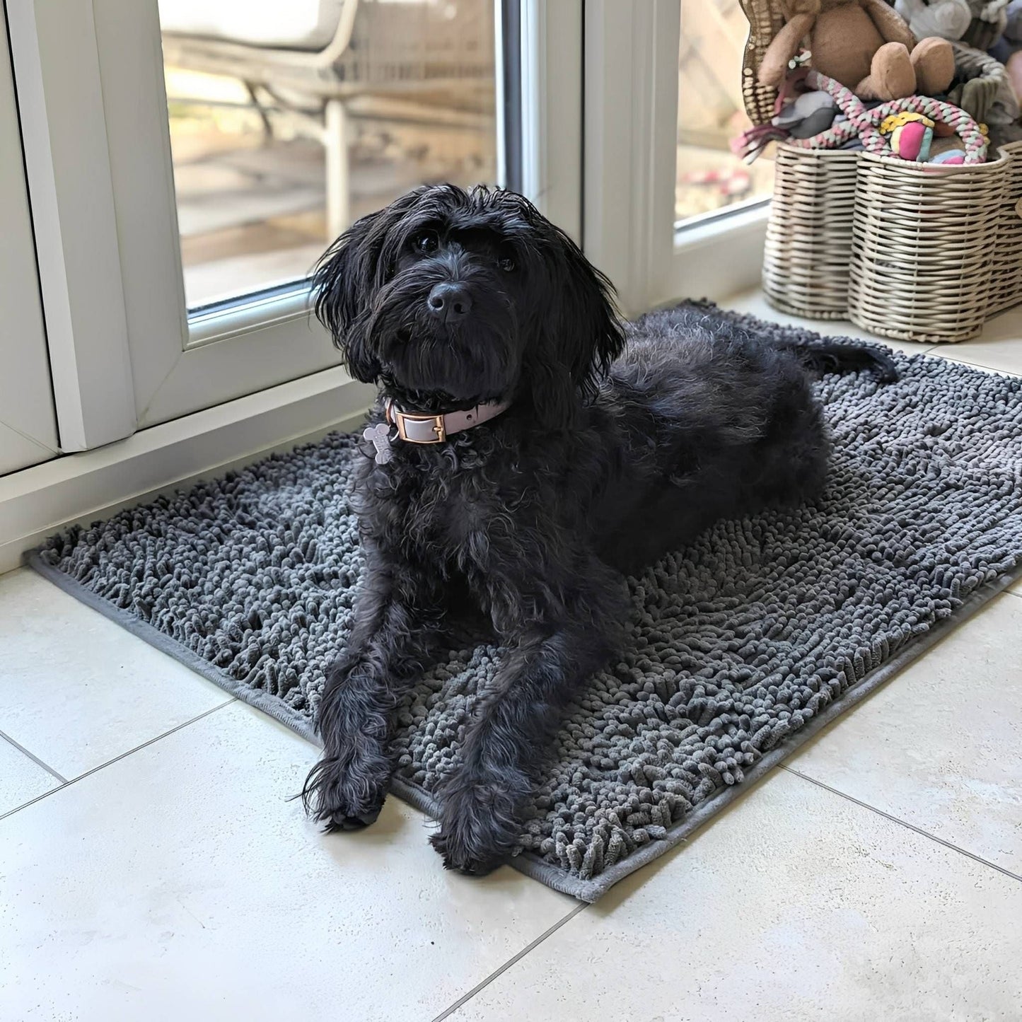 cleanpaw - honden deurmat absorberend antislip - mivero
