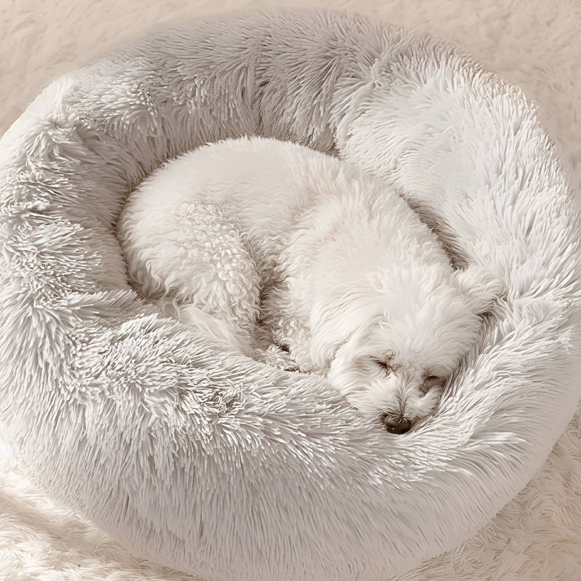 Cloud 9 Hondenbed - KaHondenmand Donut Kalmerend Pluche - Mivero