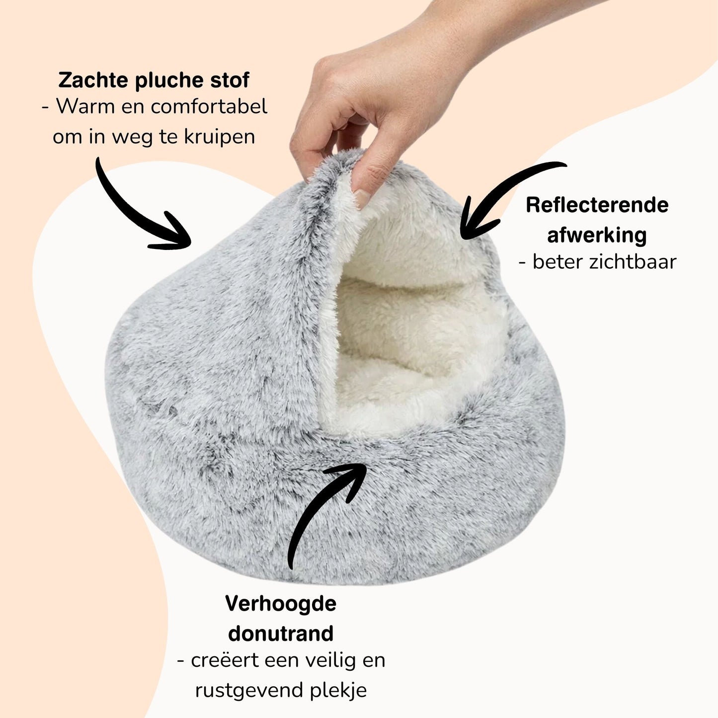 cozycave - knusse huisdierenmand - mivero