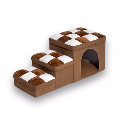 CozyClimb - Opvouwbare Opbergtrap Huisdieren - Mivero