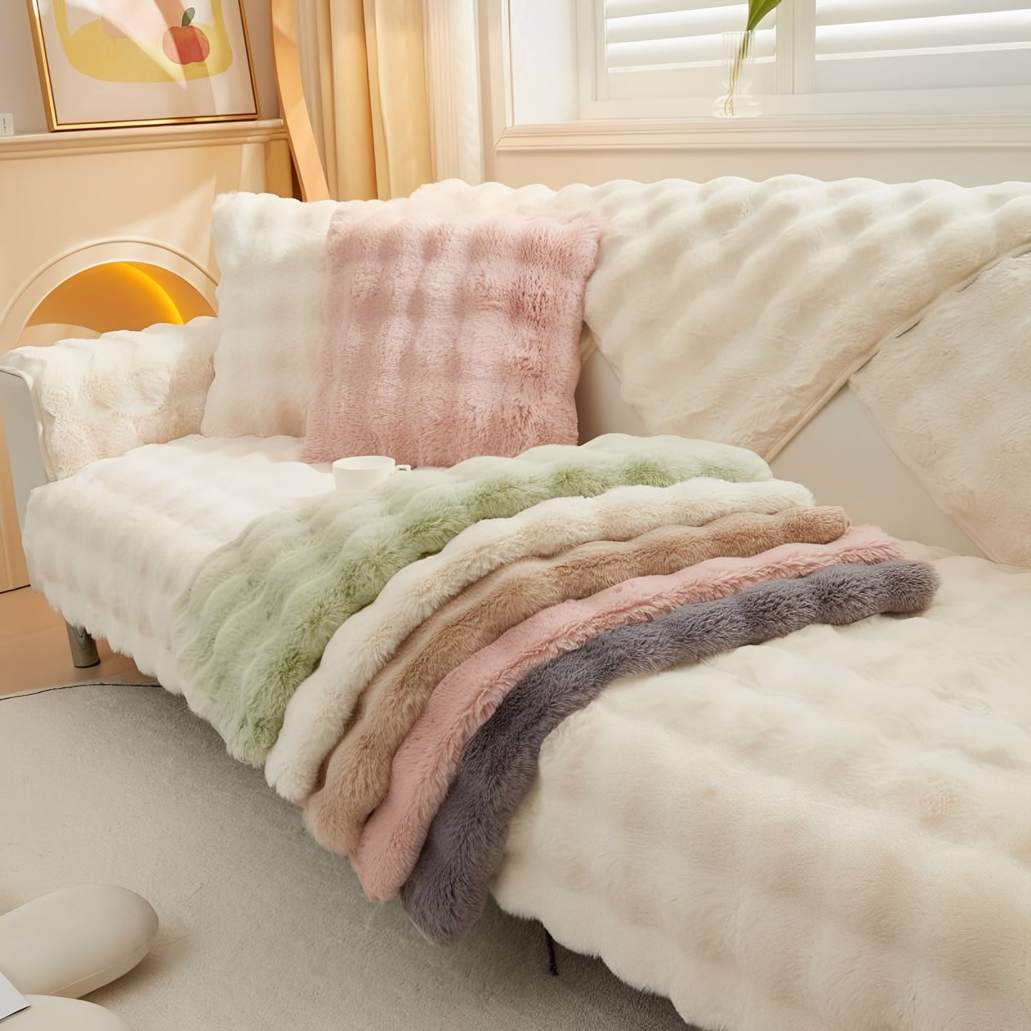 cuddlelock - bankhoes honden antislip pluche - mivero