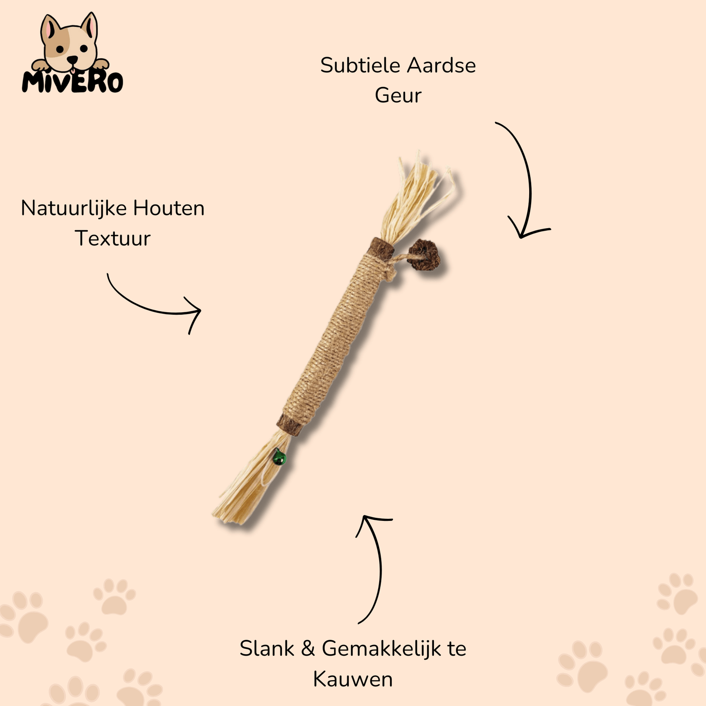 dentibite - katten matatabi kauwstokjes tandverzorging - mivero