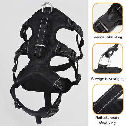 HarnessPro - Escapeproof Verstelbaar Hondentuig - Mivero
