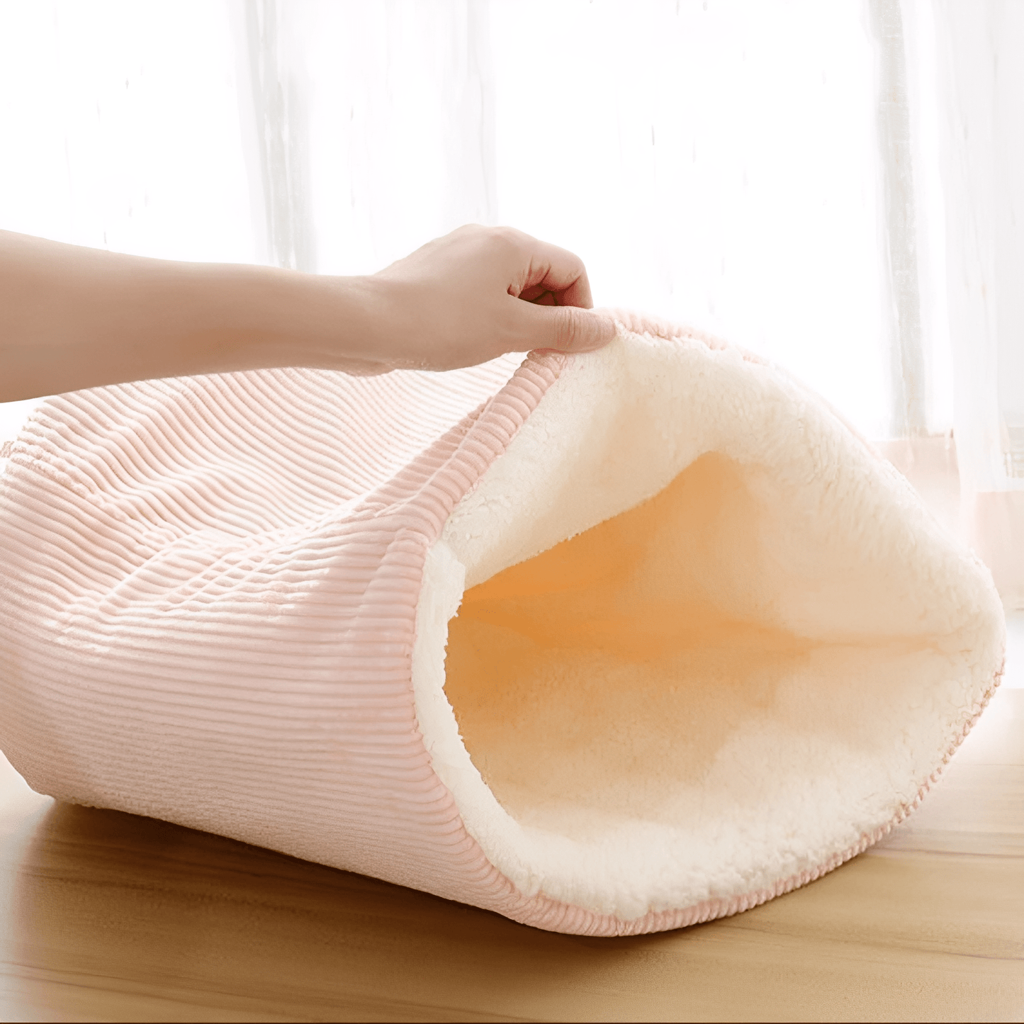 hibernest - knusse slaapzak kattenbed - mivero