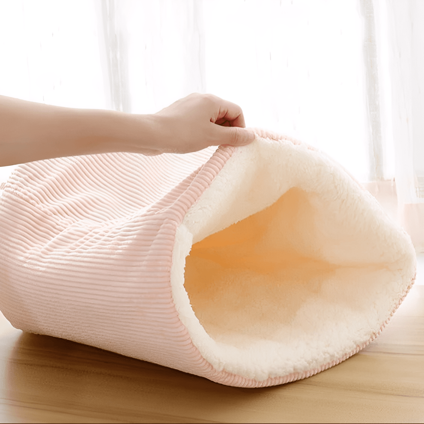 hibernest - knusse slaapzak kattenbed - mivero