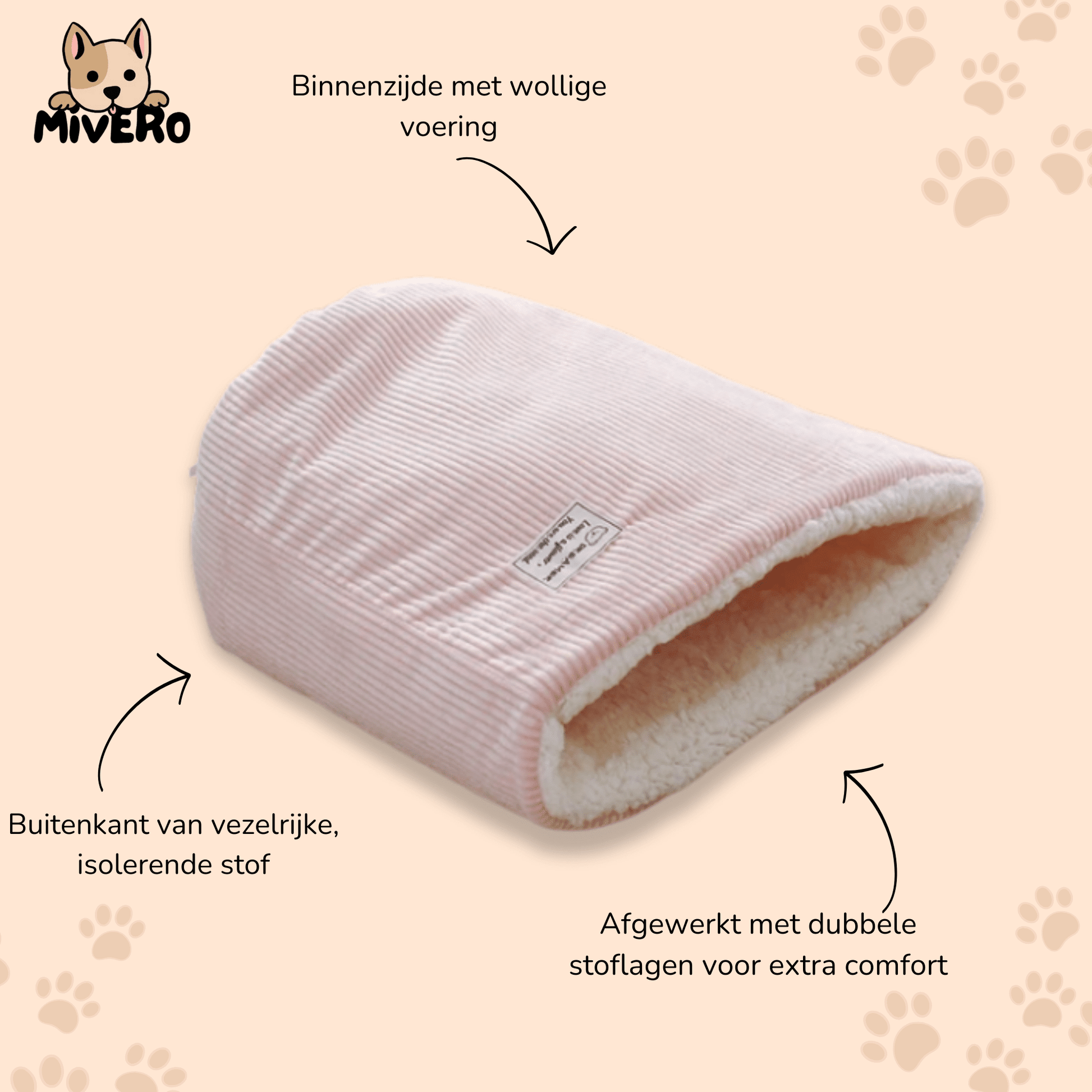 HiberNest - Knusse Slaapzak Kattenbed - Mivero