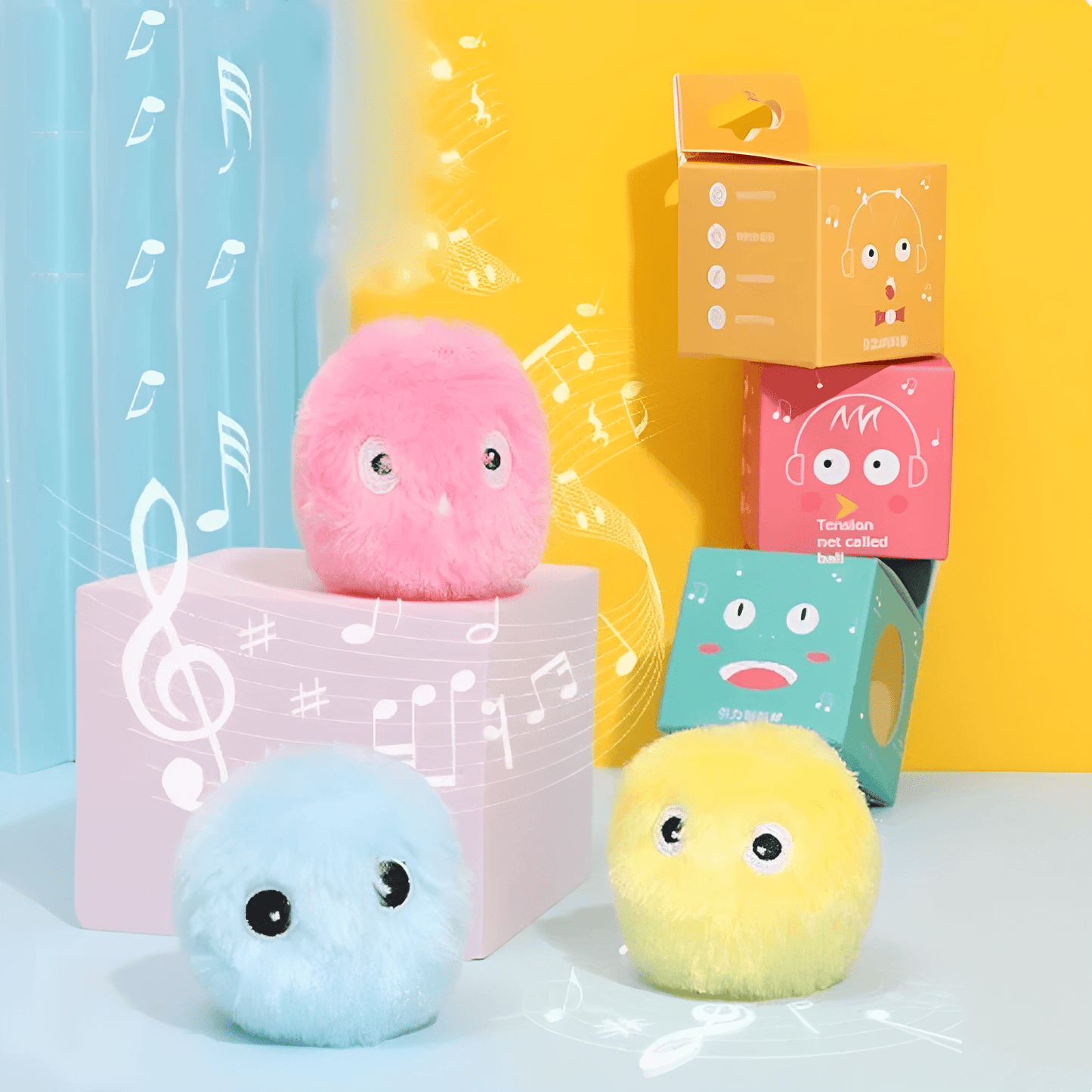 hushchirp - speelbal met geluid touch activatie - mivero