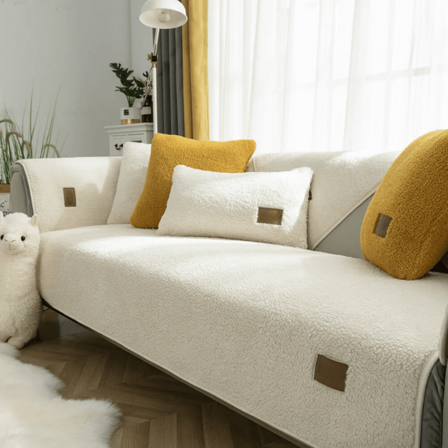 hushcover - bankhoes honden waterdicht sherpa fleece - mivero