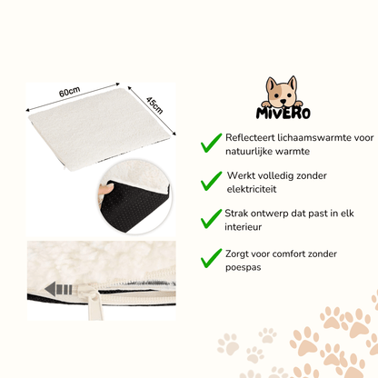 Kozyra - Warmtemat Honden & Katten Zelfverwarmend - Mivero