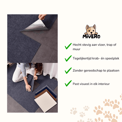 Krabix - Zelfklevende Antislip Krabmat - Mivero