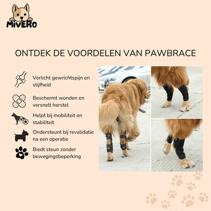 PawBrace - Orthopedische Honden Pootbrace - Mivero