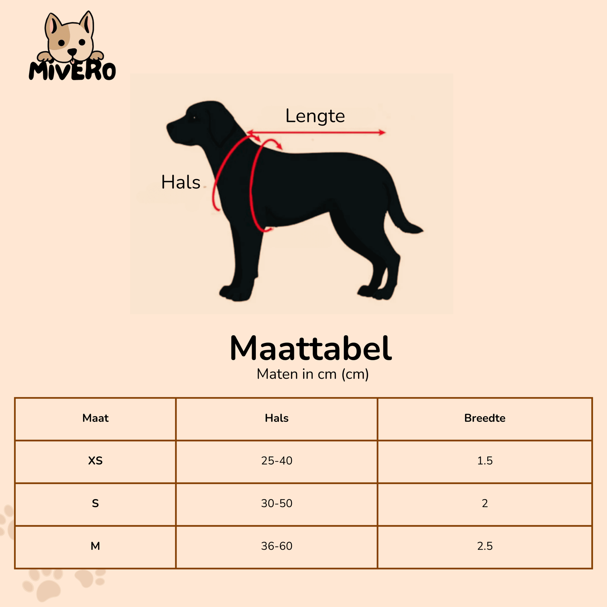 Pawdentify - Gegraveerde Nylon Hondenhalsband - Mivero
