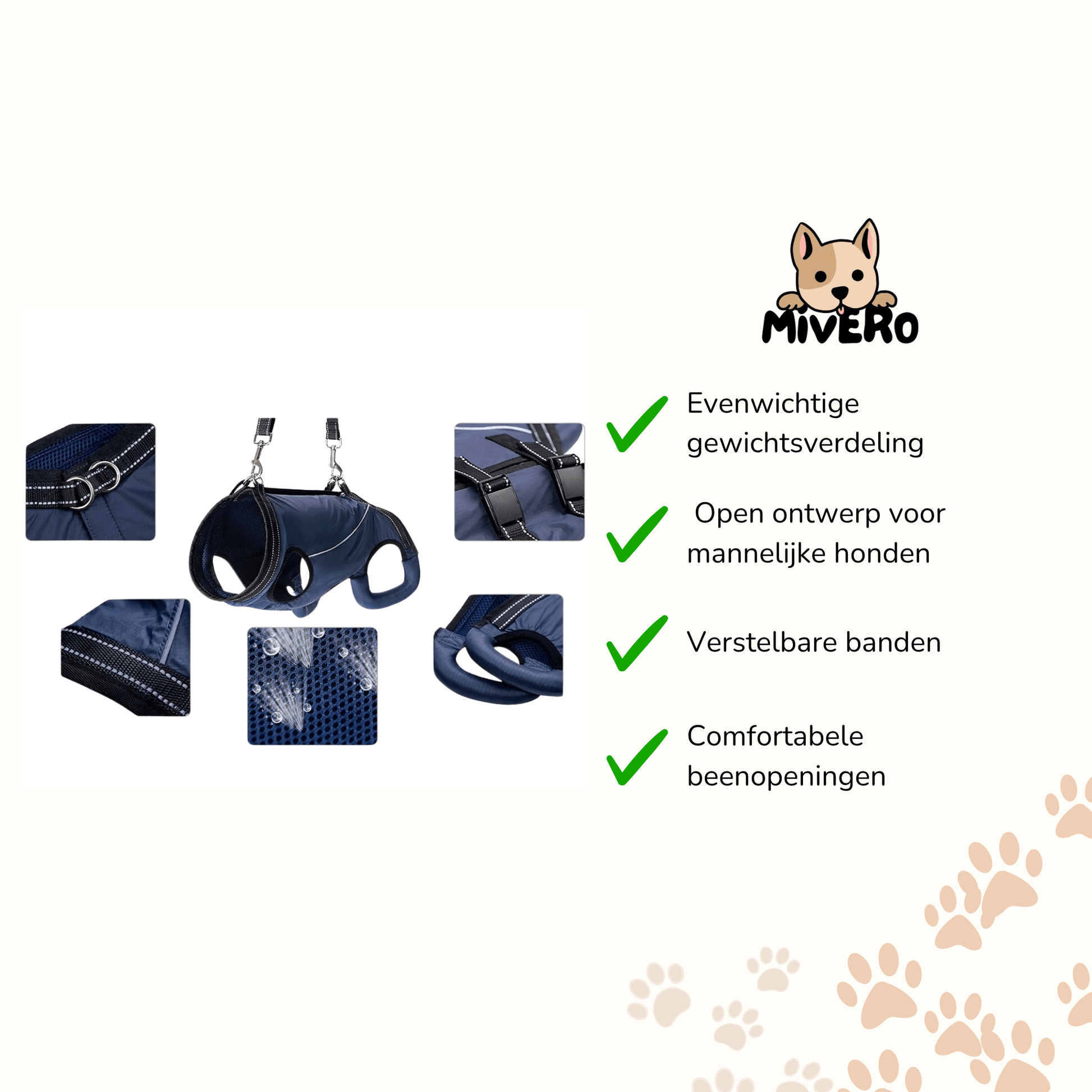 PawLift - Ondersteunend Tilharnas Hond - Mivero