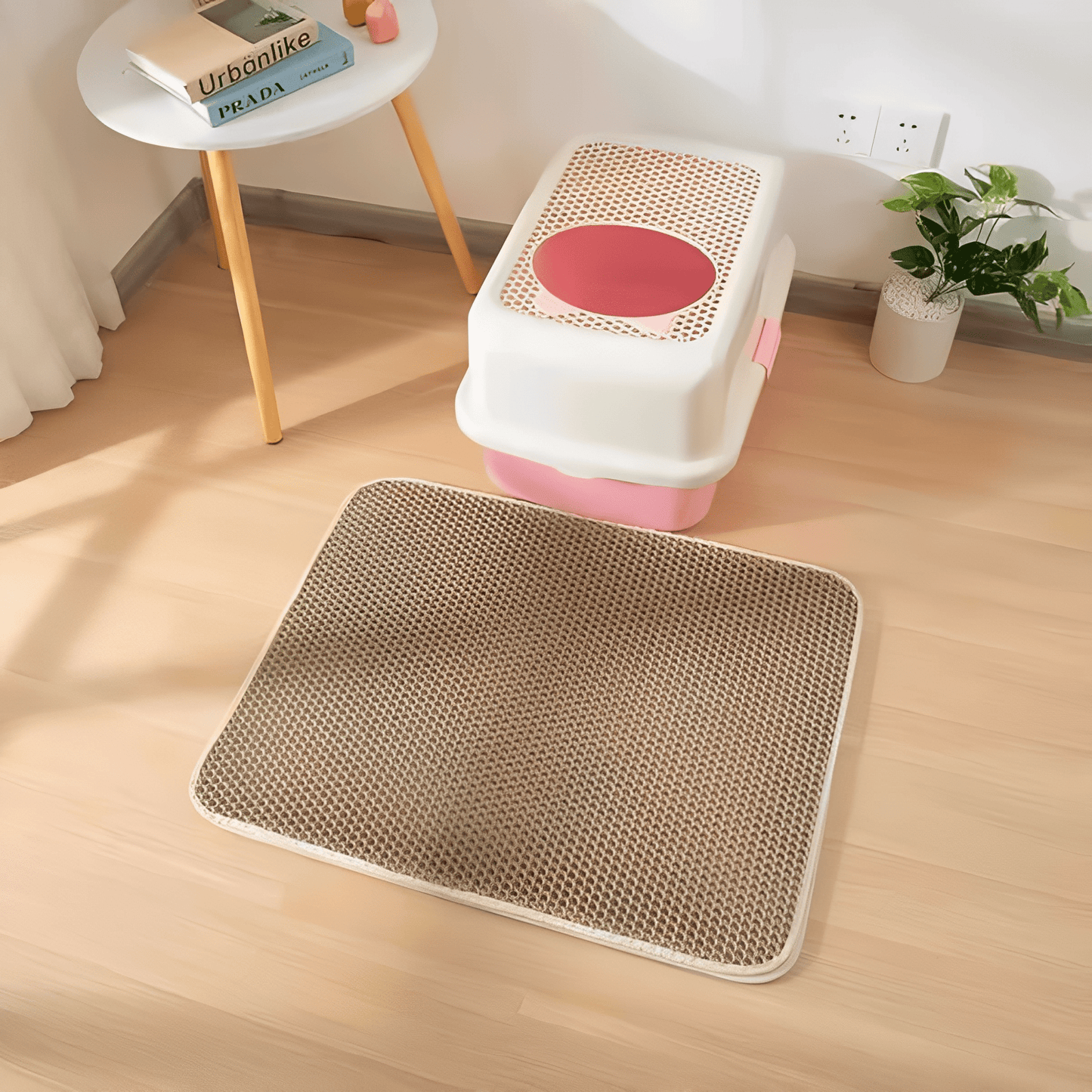 pawmat - katten kattenbakmat waterdicht antislip - mivero