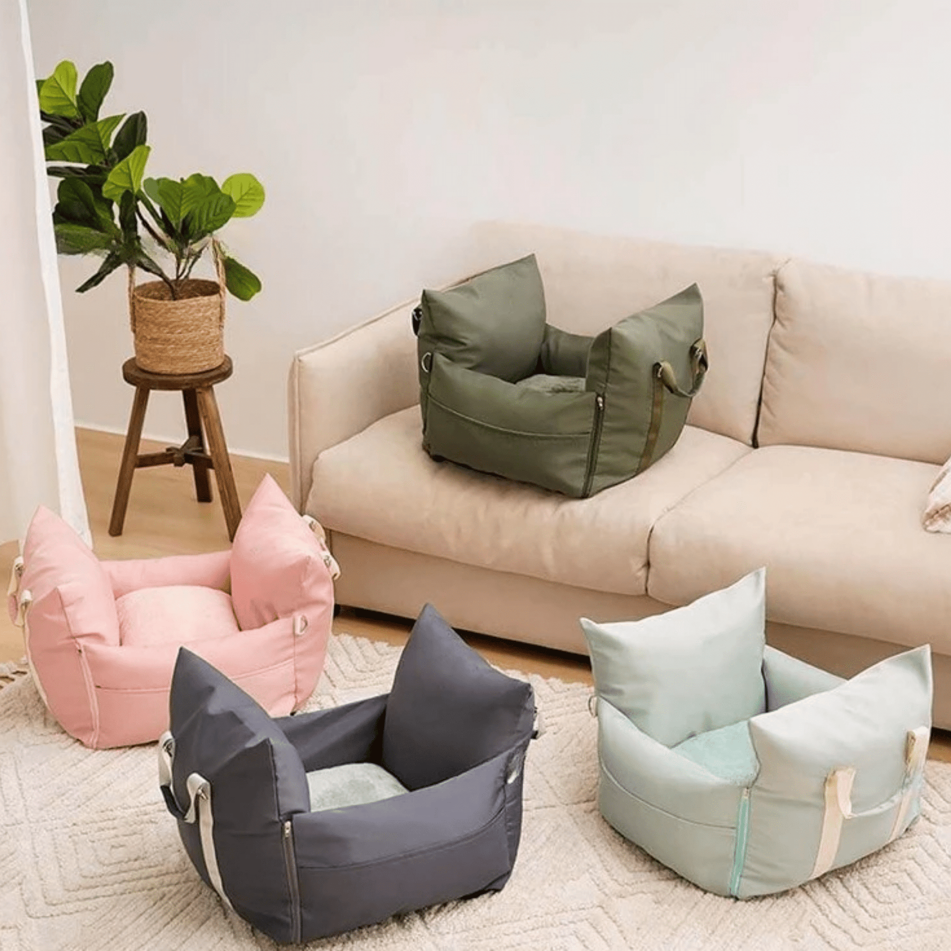 Pawrest - Waterdicht Honden Autostoel Bed - Mivero