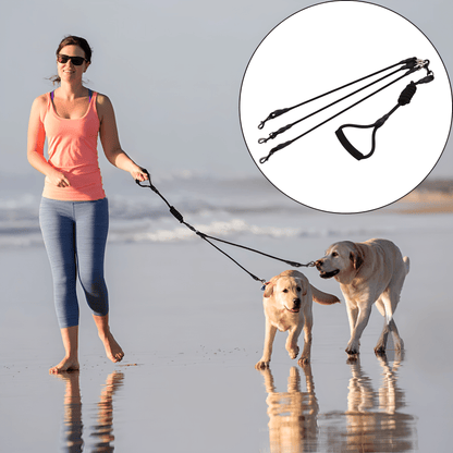 PawSync - Anti - Knoop Hondenriem - Mivero