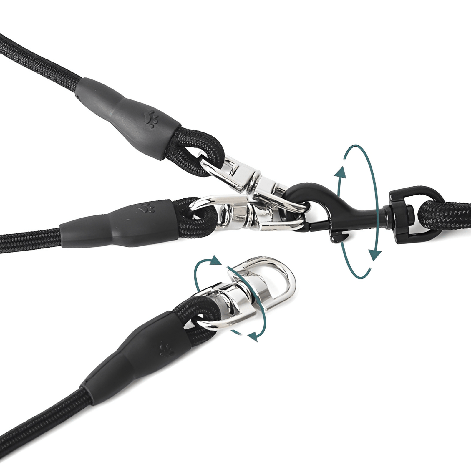 PawSync - Anti - Knoop Hondenriem - Mivero