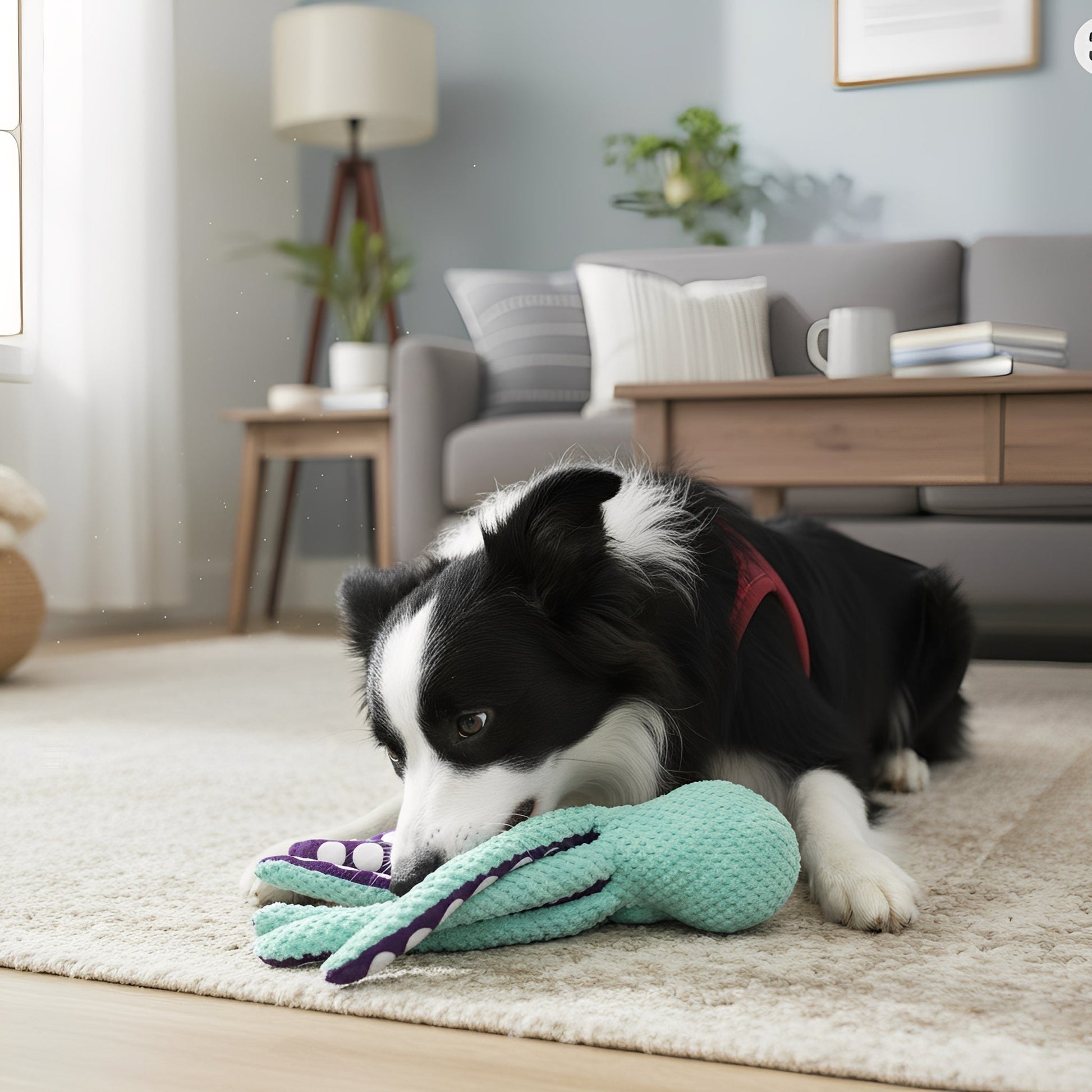 Pawzen - Speelgoed voor Honden Octopus Pluche met Pieper - Mivero