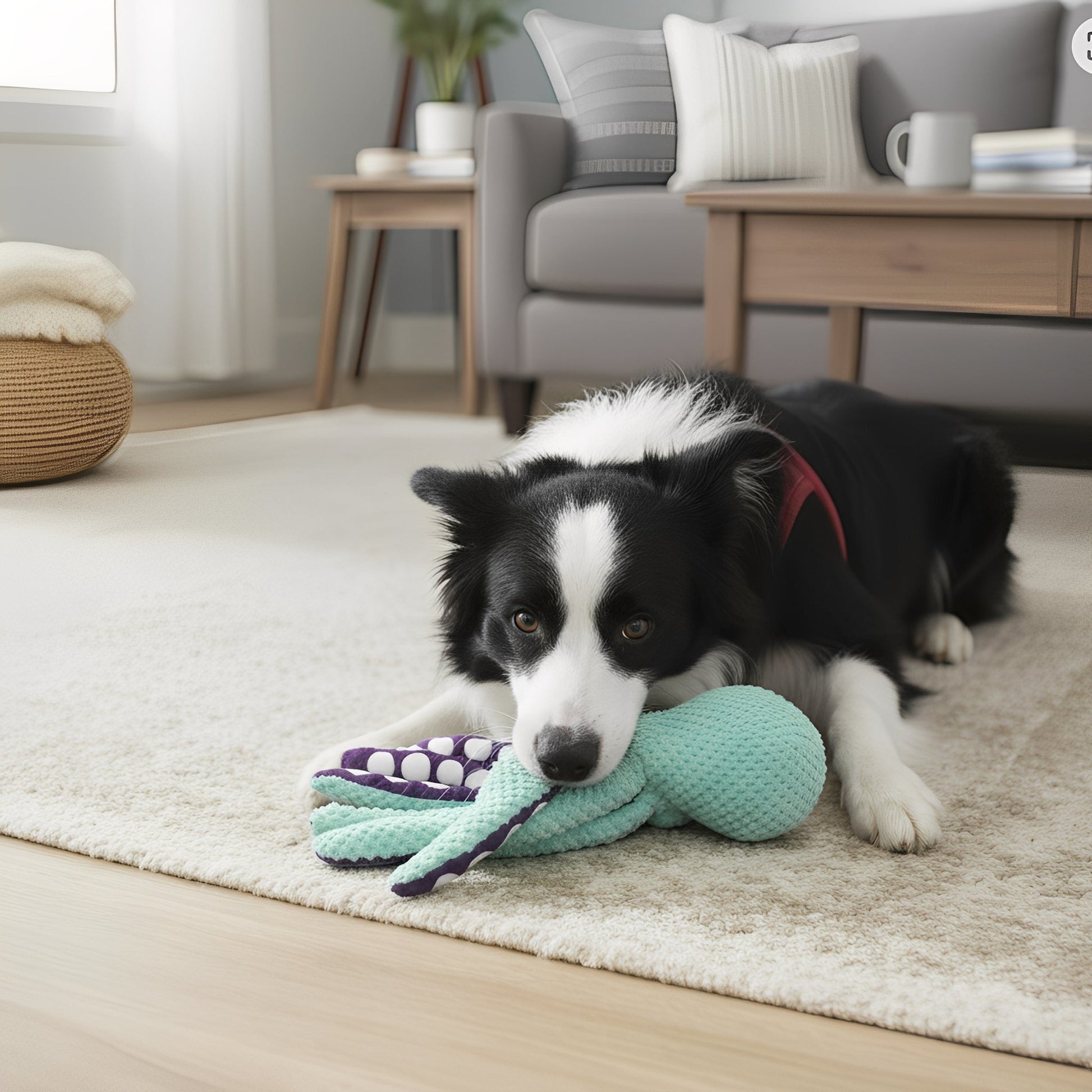 Pawzen - Speelgoed voor Honden Octopus Pluche met Pieper - Mivero