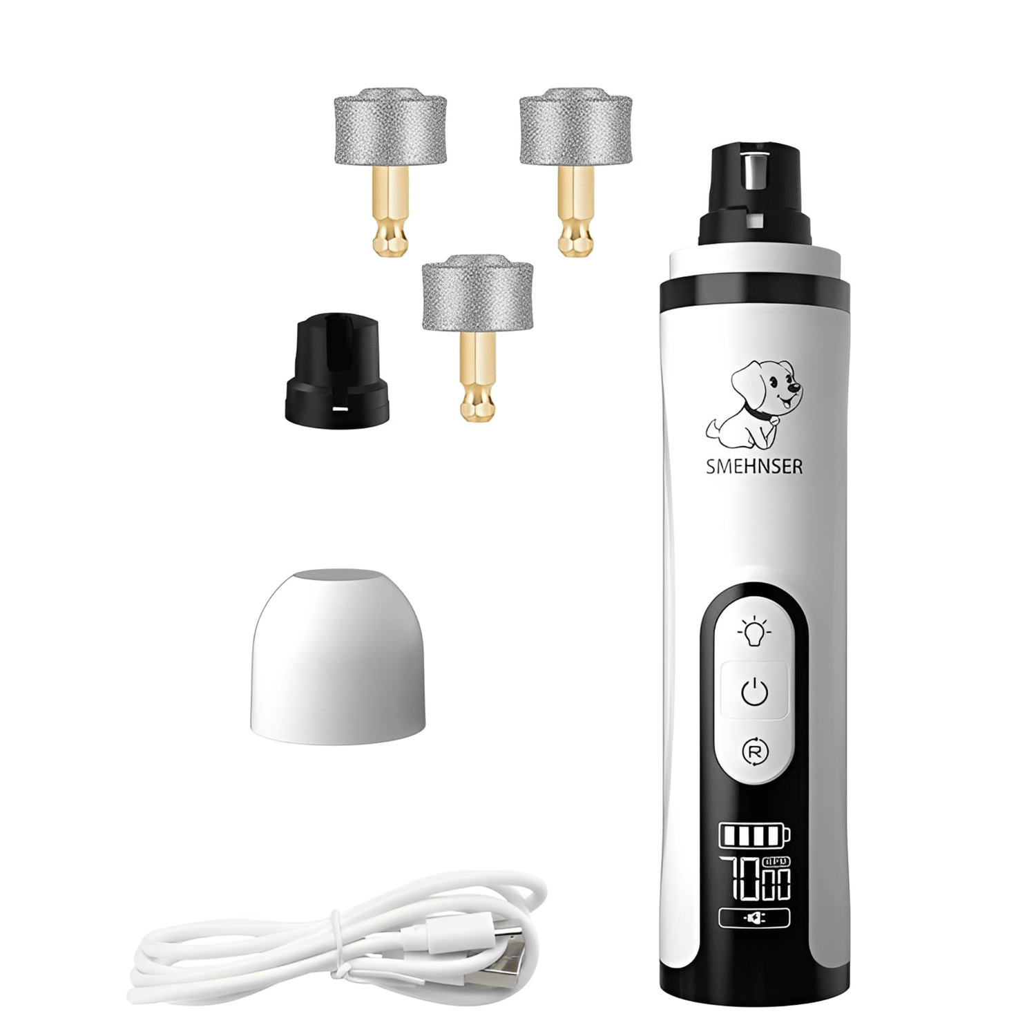 PediPet - Stille Elektrische Huisdier Nagelvijl - Mivero