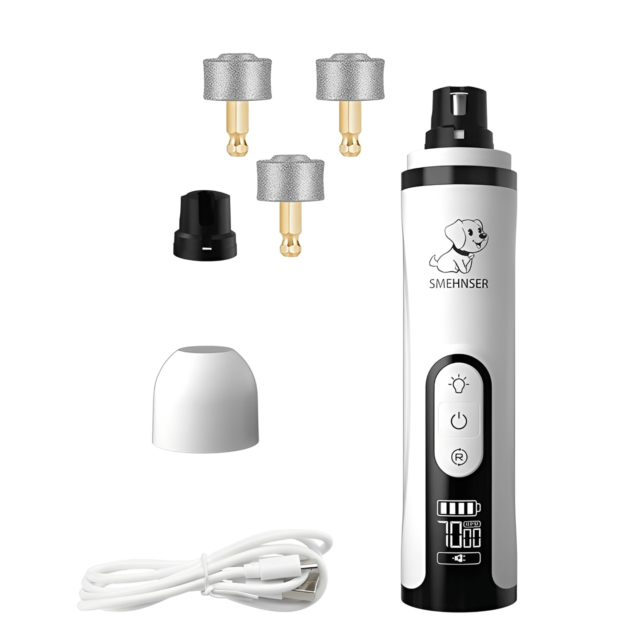 PediPet - Stille Elektrische Huisdier Nagelvijl - Mivero