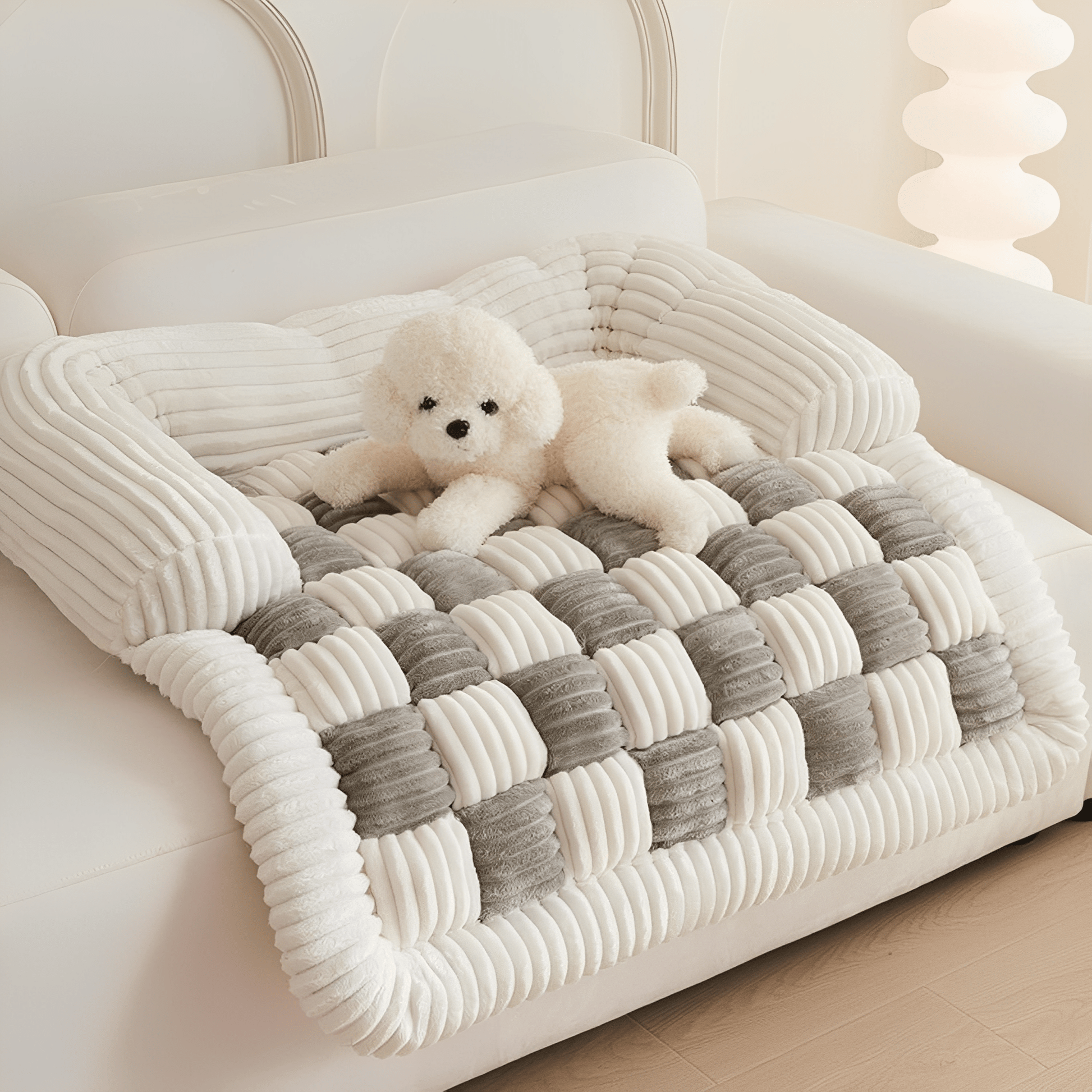 PetProtect - Antislip Chenille Bankbeschermer - Mivero