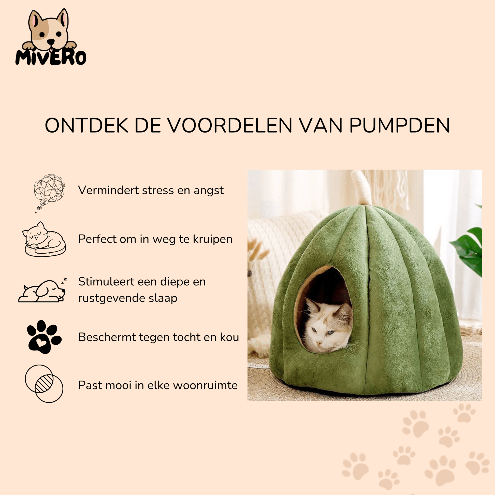 PumpDen - Knusse Geborgenheidsdierenhut - Mivero