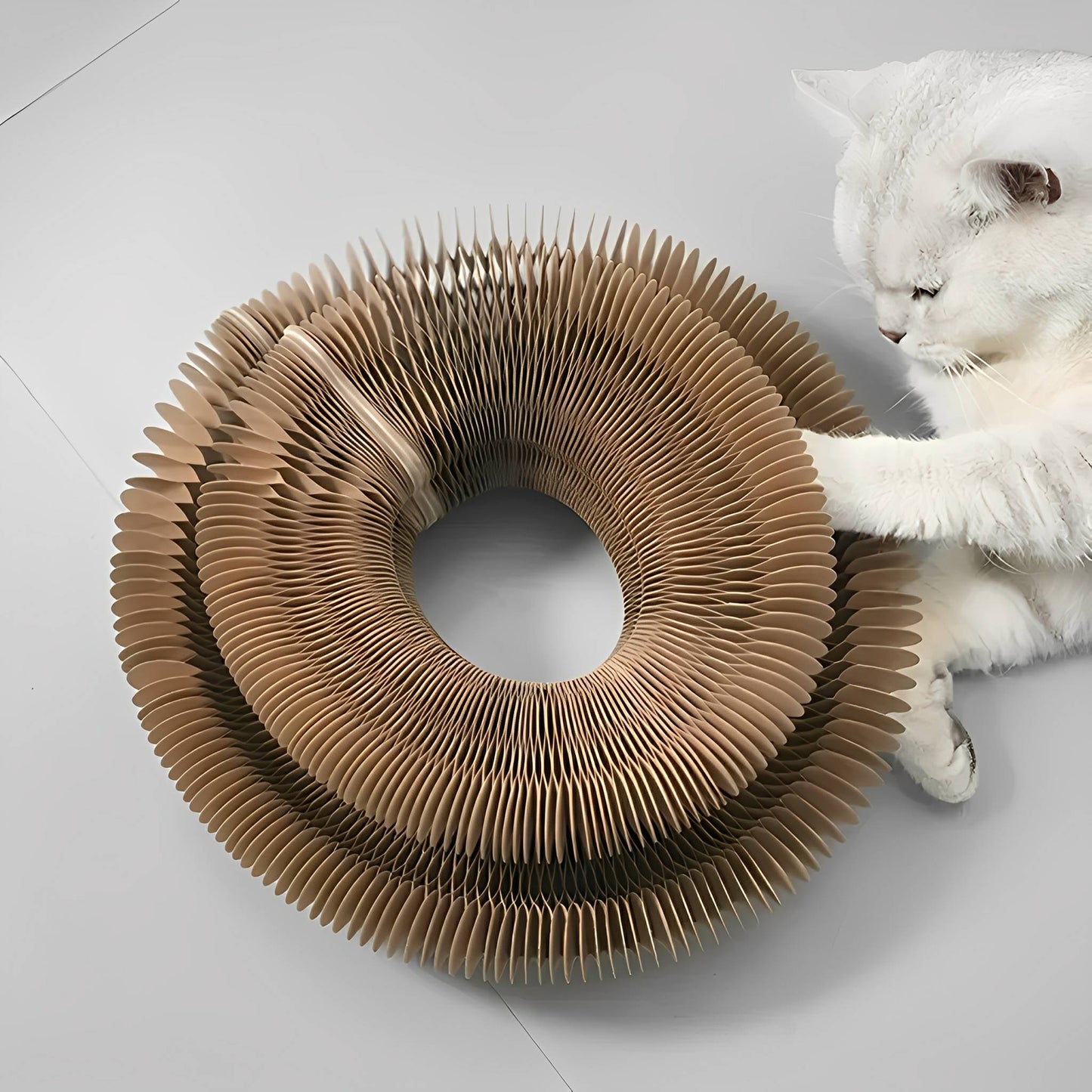 purrplex - katten krabkarton met balbaan - mivero