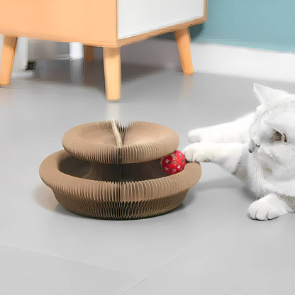 PurrPlex - Katten Krabkarton met Balbaan - Mivero