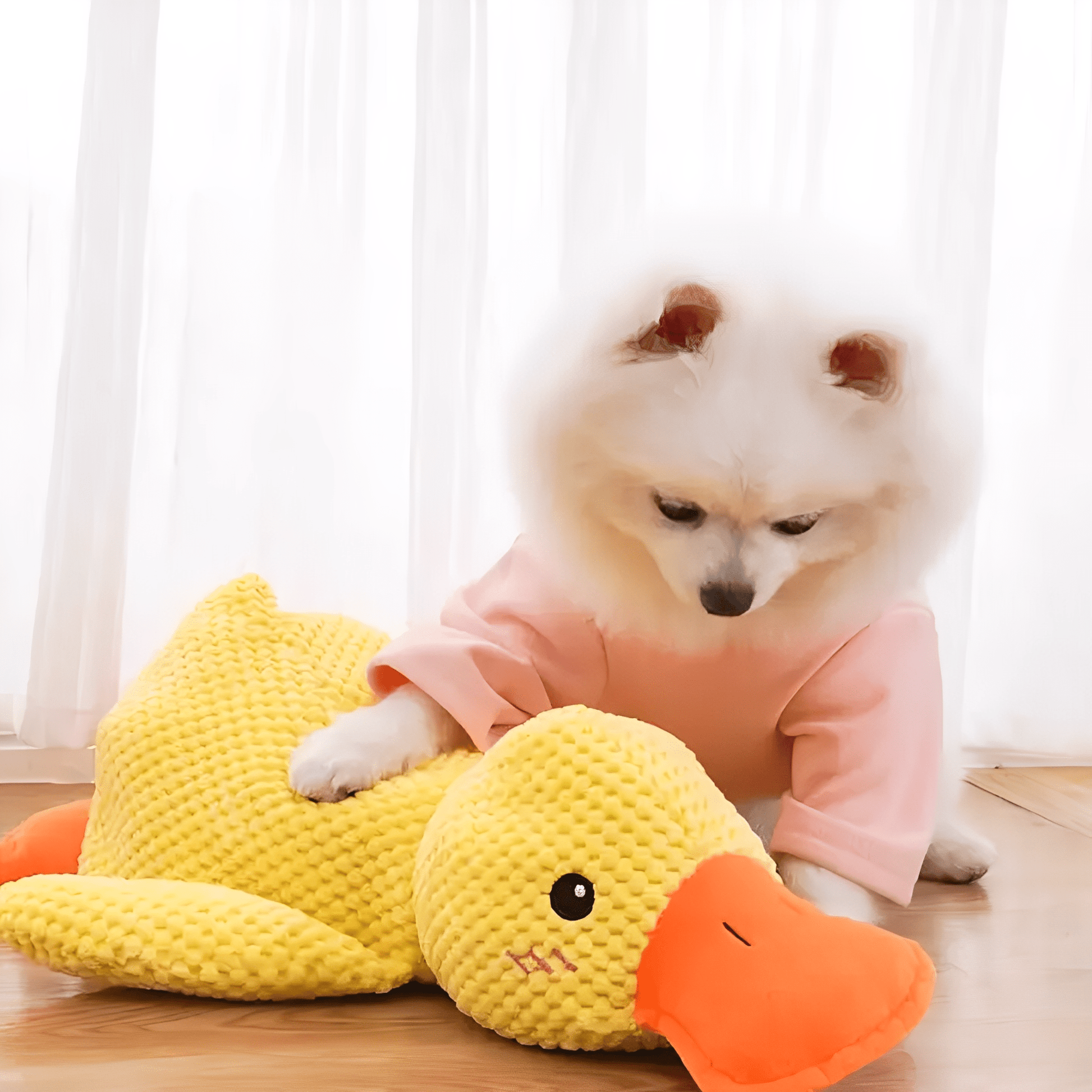 QuackMate - Honden Stress Eend Knuffel - Mivero