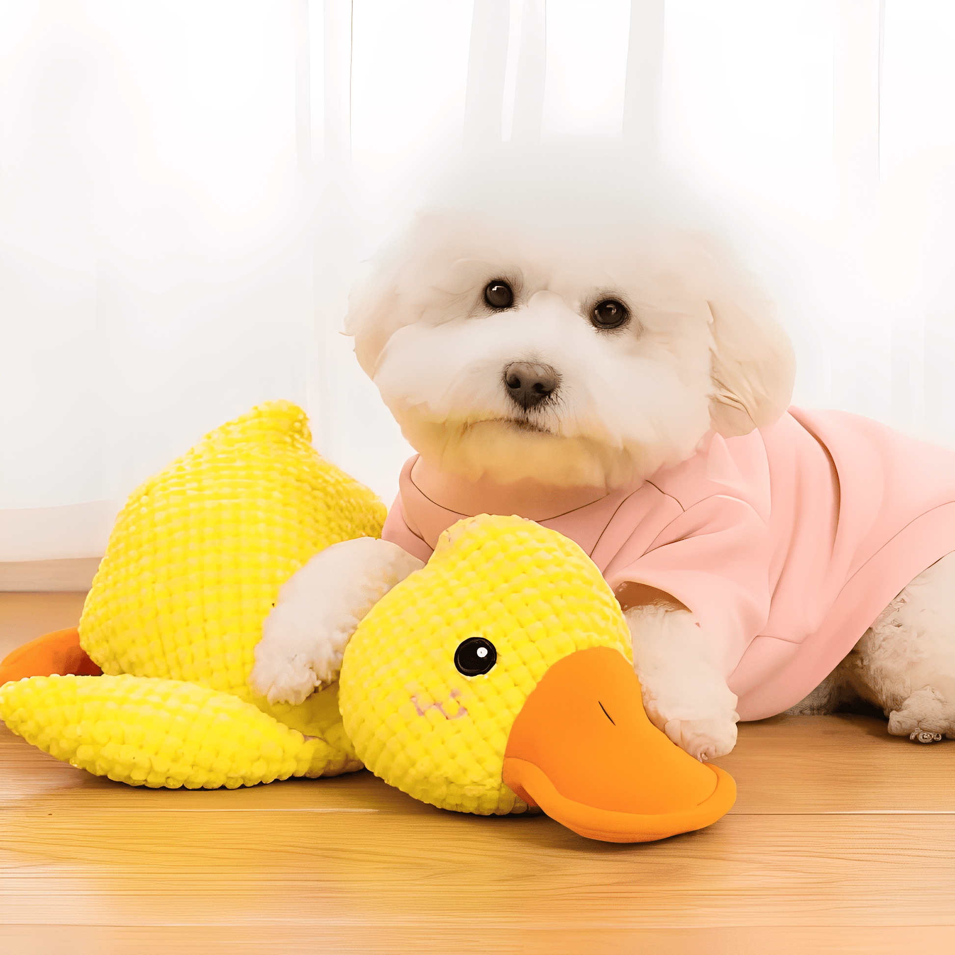 QuackMate - Honden Stress Eend Knuffel - Mivero