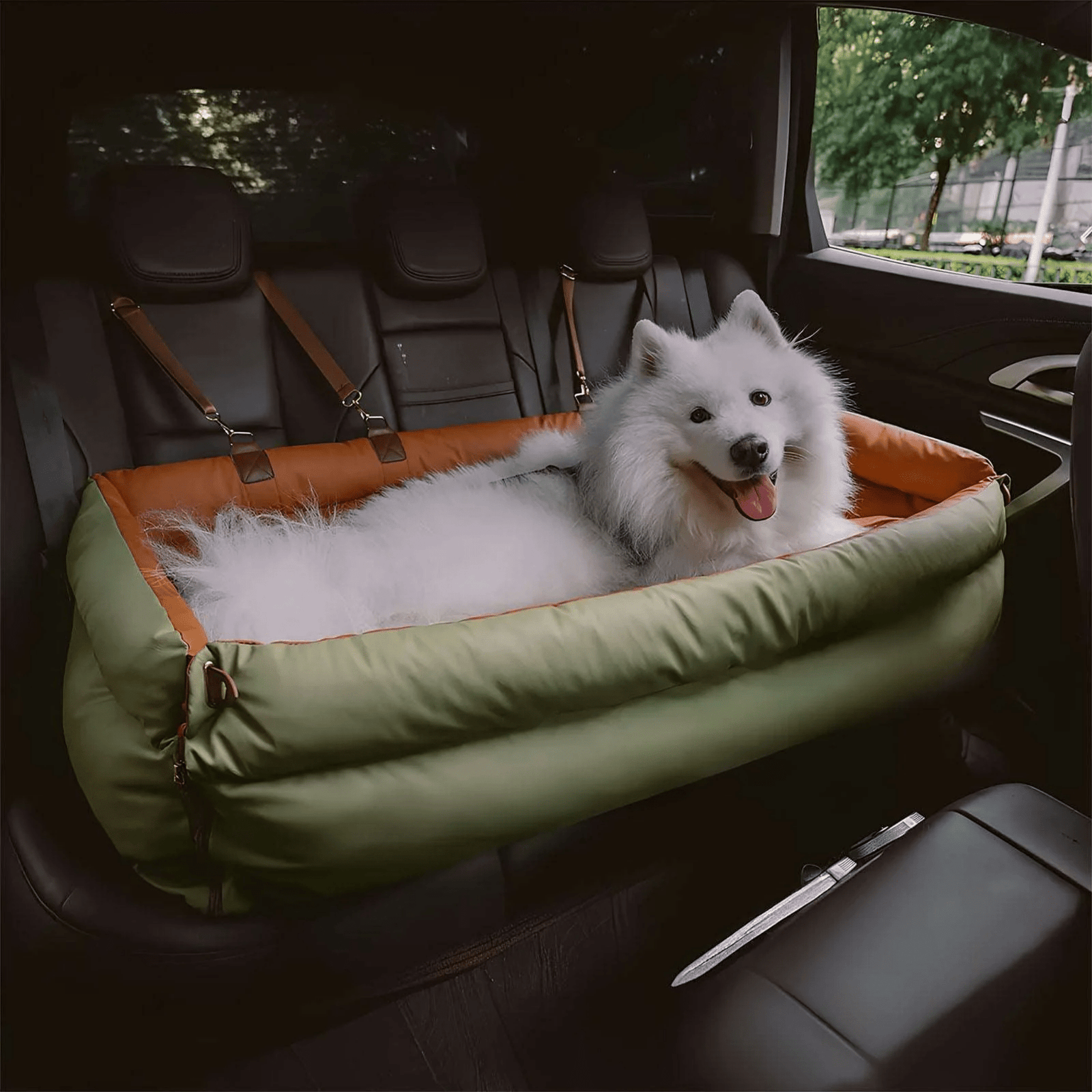 RidePaw - Kunstleer Honden Autostoel Bed - Mivero