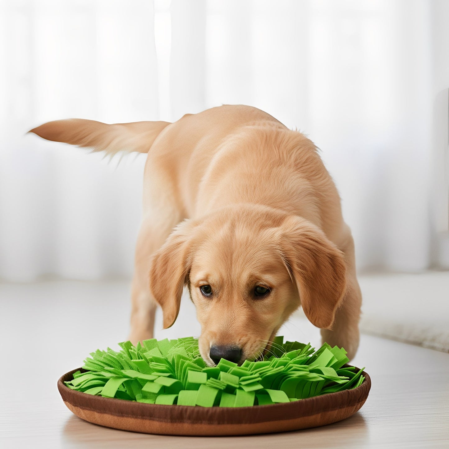 sloofie - honden snuffelmat vilt antislip - mivero