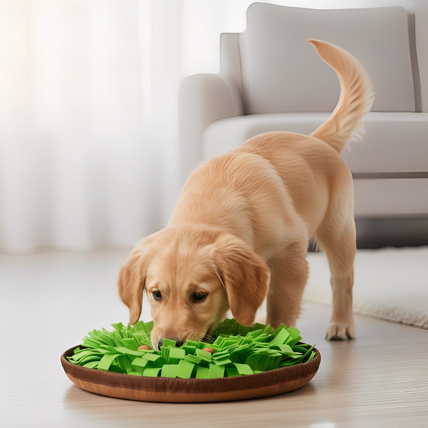 sloofie - honden snuffelmat vilt antislip - mivero