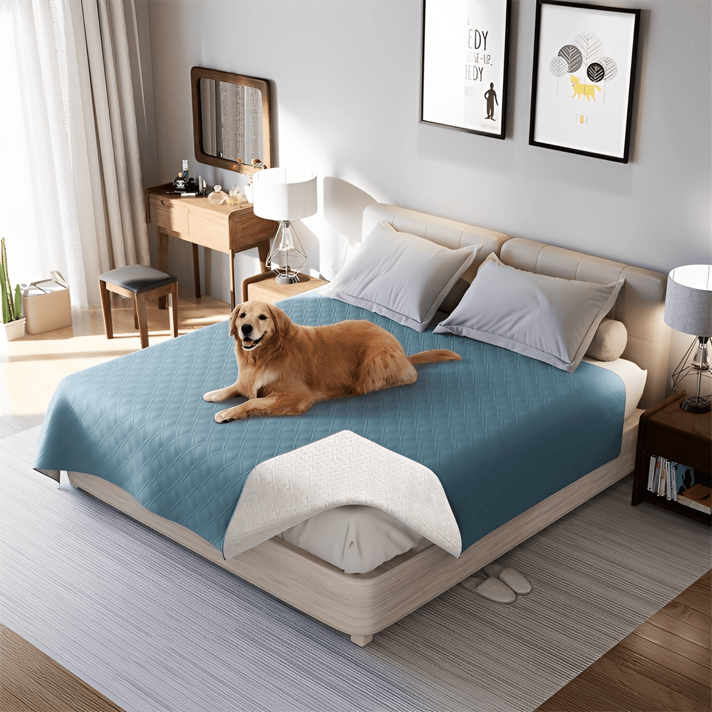snugglebed - waterdichte antislip bankhoes - mivero