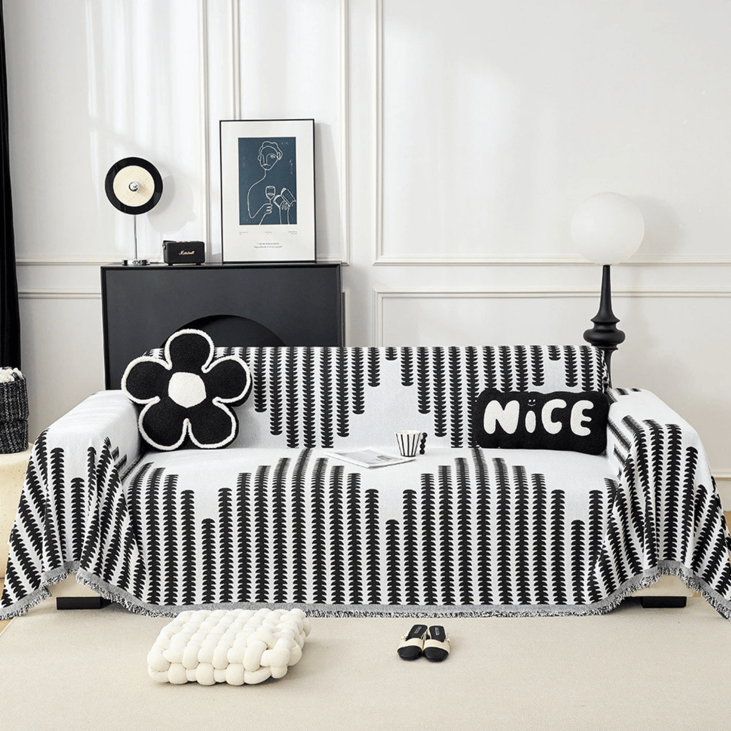 sofura - bankhoes huisdieren anti - krab chenille - mivero
