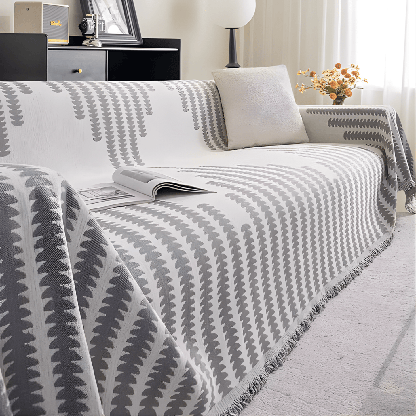 sofura - bankhoes huisdieren anti - krab chenille - mivero