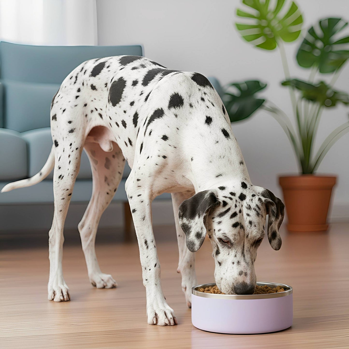 steadibowl - rvs hondenvoerbak anti slip - mivero