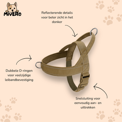 StrapSure - No - Pull Verstelbaar Hondentuig - Mivero