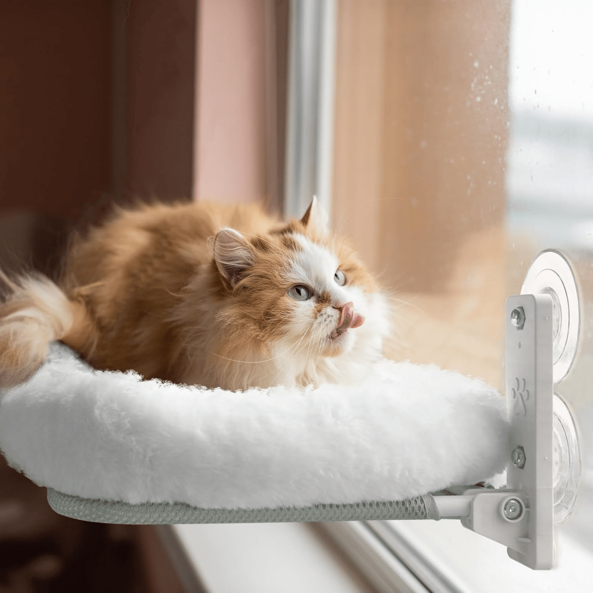 Sunva - Katten Raamhangmat Opvouwbaar met Zuignappen - Mivero