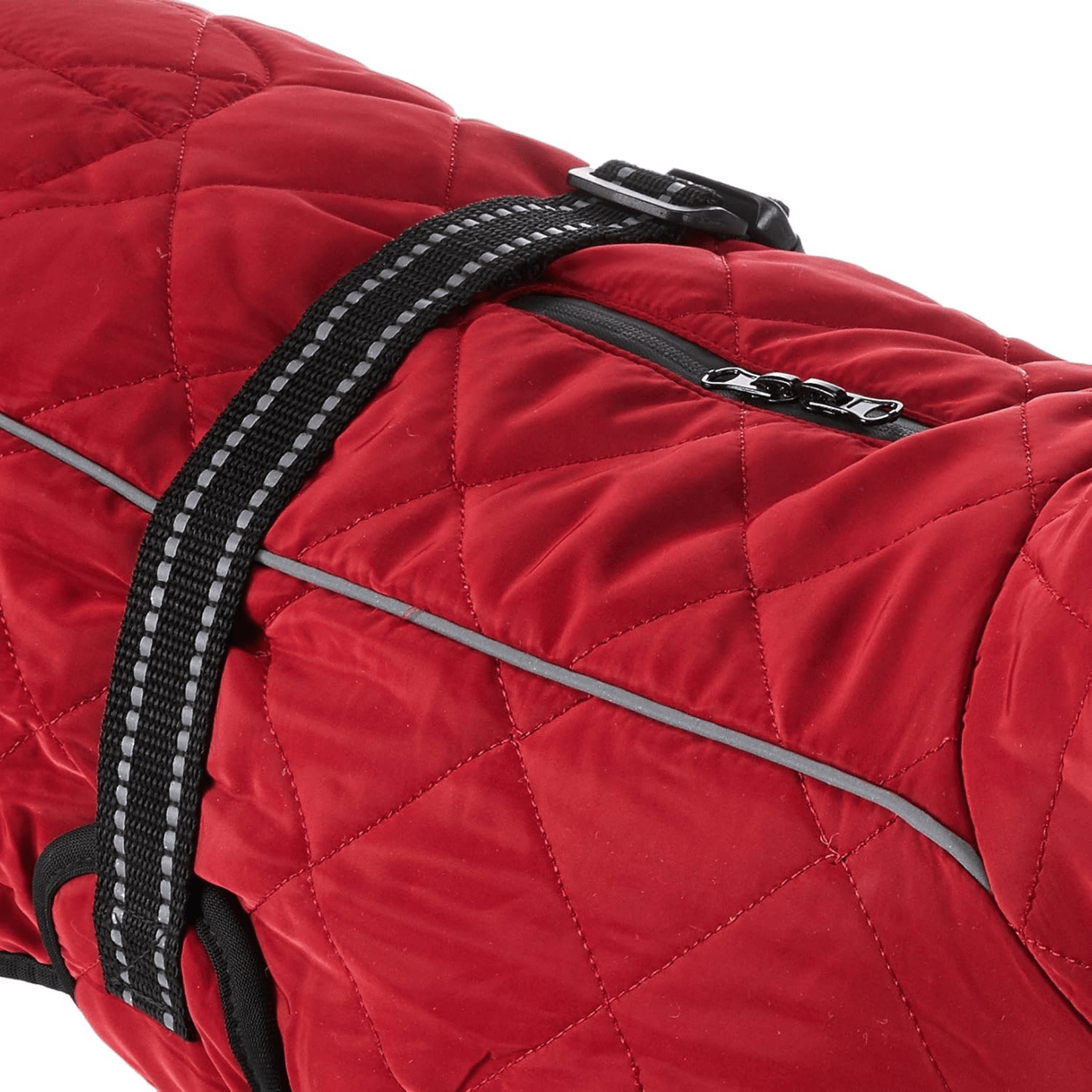 thermutt - fleecevoering honden winterjas met tuigopening - mivero