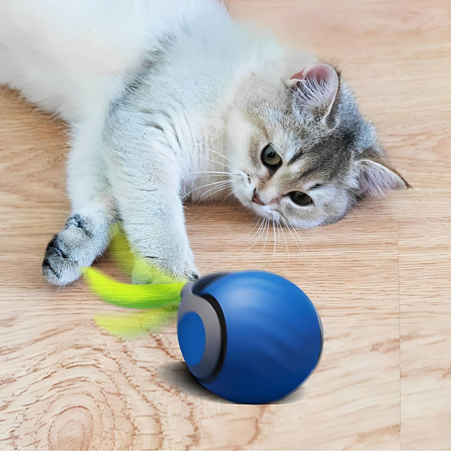 zoomball 2.0 - houdt katten actief en speels - mivero