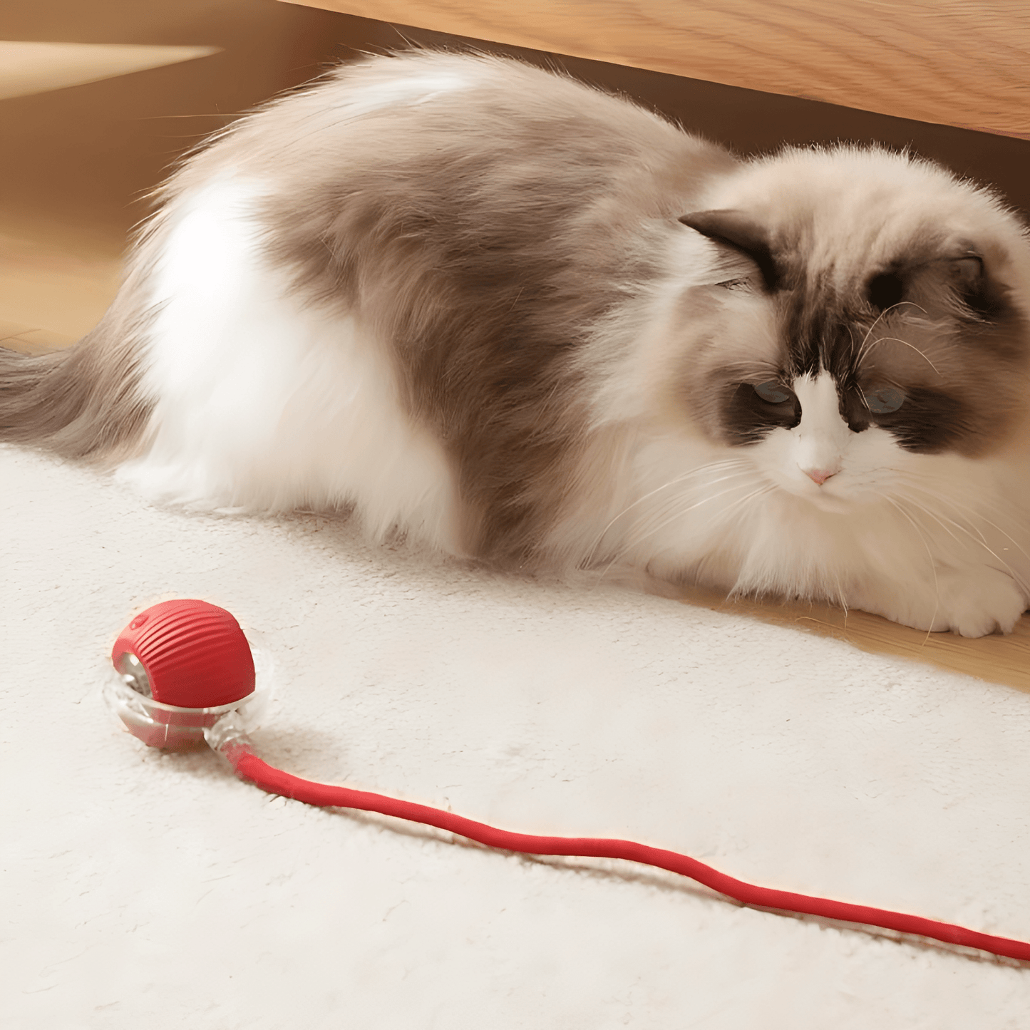 zoomball - kattenspeelgoed interactief automatisch usb oplaadbaar - mivero
